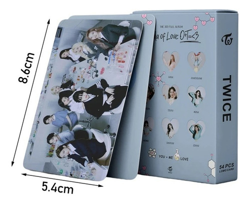 Set 54 Photocards - Lomo Card Kpop Twice Formula Of Love