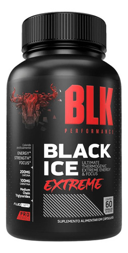 Black Ice Extreme - 60 Cápsulas - Blk Performance Sabor Sem Sabor