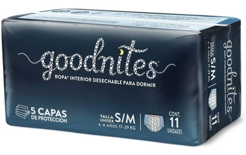 Goodnites Calzoncitos Desechables Para Dormir 4 A 8 Años