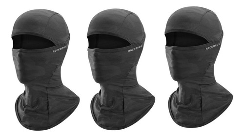 3pcs Pasamontañas Ciclismo Máscara Moto Balaclava Esqui Uv