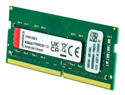 Memória 16gb Ddr4 2666mhz 1.2v Kingston Kvr26s19s8/16 | MercadoLivre