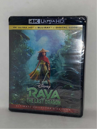 Raya Y El Ultimo Dragon Disney Pelicula 4k Ultra Hd+ Blu-ray