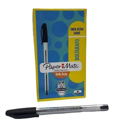 Paper Mate Inkjoy Bolígrafo Km 100 Punta Fina Caja X12 Unid.