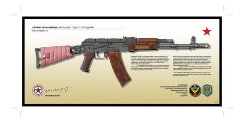 Lámina Impresa Aks74 - Weapons Art