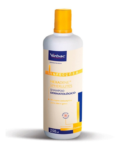Shampoo Hexadene P/ Cães E Gatos  250ml - Virbac