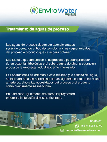 Imagen 4 de 5 de Tratamiento De Aguas, Pozos, Procesos, Residuales