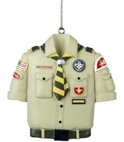 Kurt Adler Boy Scouts De America Bronceado Camiseta Uniform