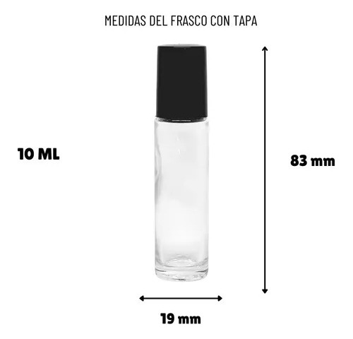 Frasco Botella Vidrio Perfumero,(no Plumín) Roll-on X12