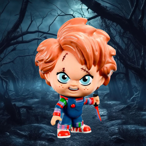 Boneco Chucky Fandom Box Colecionável Presente Ideal P/ Fãs
