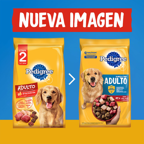 Imagen 8 de 8 de Pedigree Alimento Seco Perro Adulto Carne Pollo Cereal 3kg