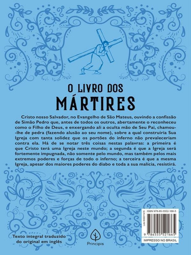 O Livro Dos Mártires, De Foxe, John. Editora Principis, Capa Mole Em Português