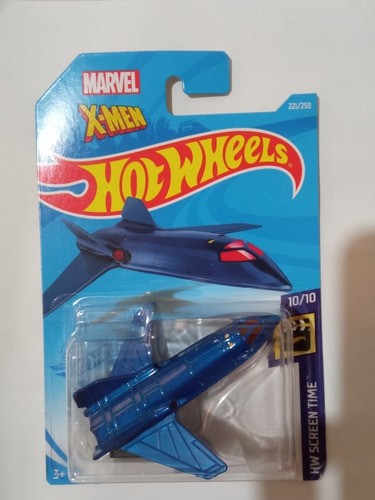 Hot Wheels X-men X-jet Ave Negra-marvel Dc