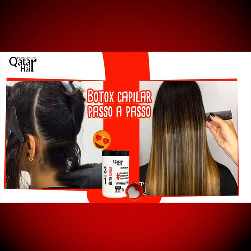 Imagem 4 de 6 de Kit Selagem 4 Em 1 + Qatóx Massa 3 Em 1 Qatar Hair 3x1litro