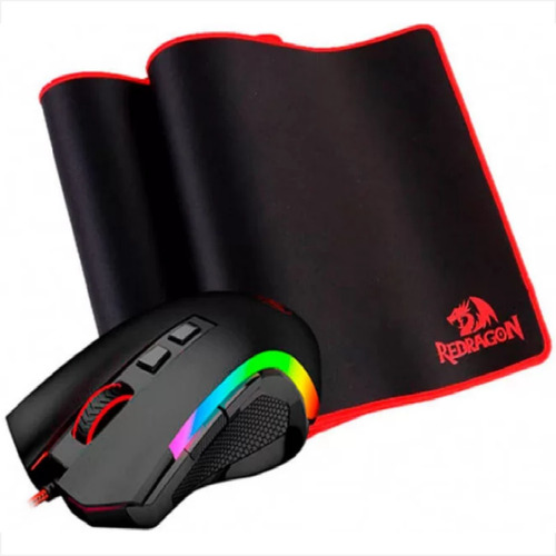 Kit Mouse + Mouse Pad Redragon (m607-ba)