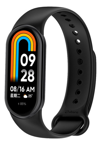 Correa Compatible Para Xiaomi Mi Band 8 Negro