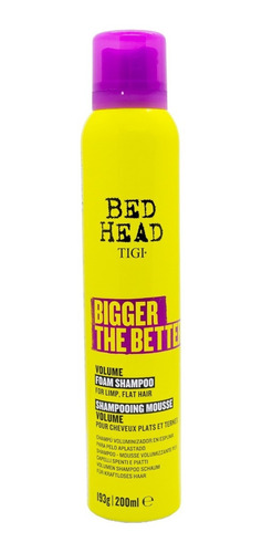 Tigi Bigger The Better Shampoo En Espuma Para Volumen 200ml