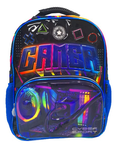 Phi Phi Mochila Espalda Gamer 102423 Color Azul