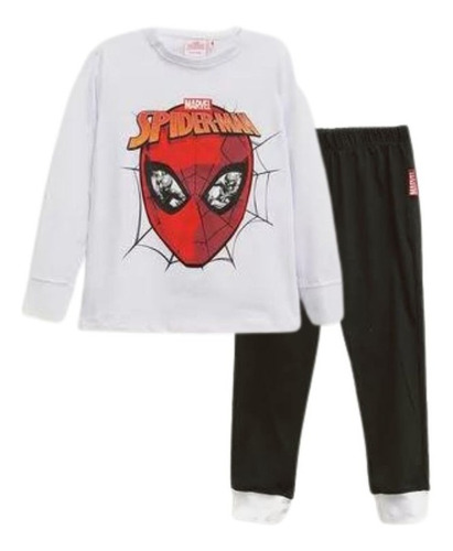 Pijama Niño Manga Larga Spiderman Marvel Original 