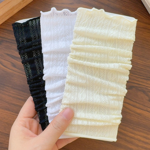 Calcetines Largos De Encaje Para Mujer, Calcetines Hasta La