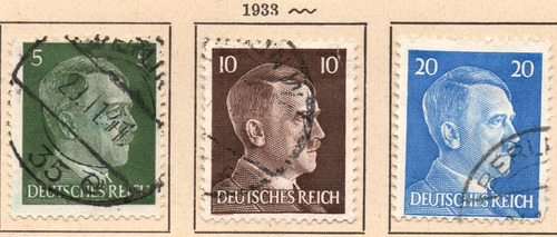 Alemania Estampillas Del Tercer Reich 1933