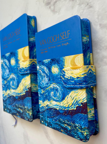Libreta Van Gogh Grande Con Imán - Varios Diseños