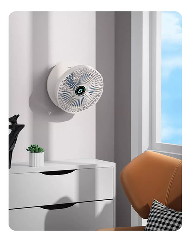 Ventilador Eléctrico De Mesa Giratorio Silencioso