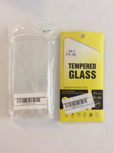 Funda Transparente Motorola G7/g7 Plus Con Mica Resistente.