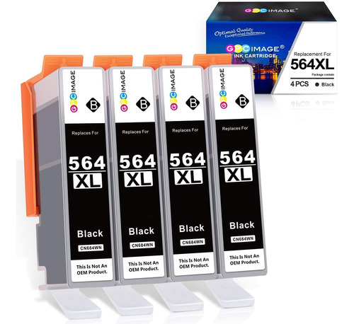 Cartuchos Negros Hp 564xl Deskjet 3520 3522 Officejet 4620 