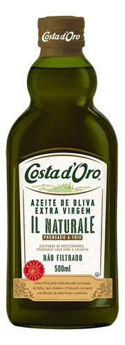 Azeite Italiano Costa D'oro Il Naturale Não Filtrado 500ml