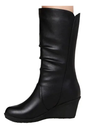 comprar Botines Mujer Tacón Alto Plataforma Mujer Botas Cuña