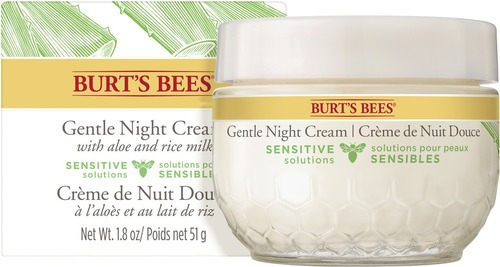 Crema Facial De Noche Burt's Bees Sensitive 51 Gr