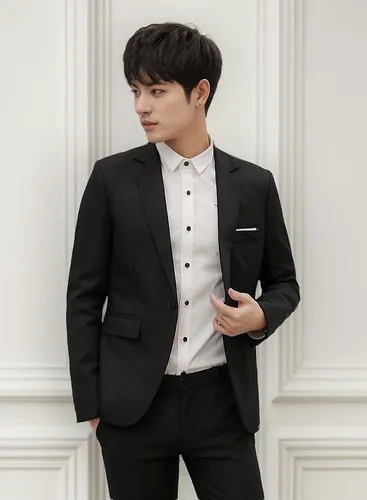 Terno Justo, Roupa Masculina Casual De Primavera Para Negóci