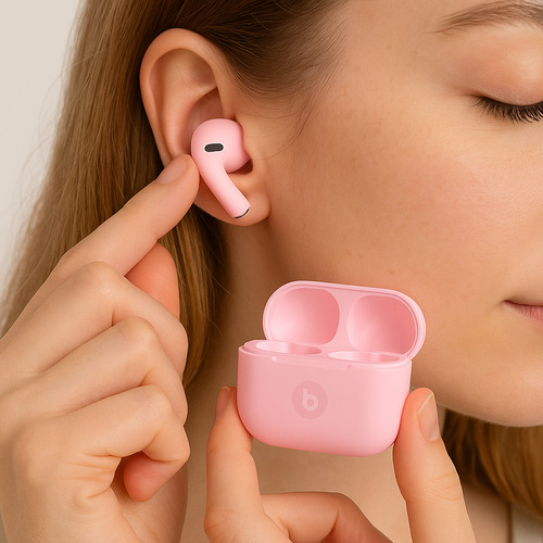 Auricular Bluetooth Inalámbrico Air 5 Pro Tactil Bulltec Rosa