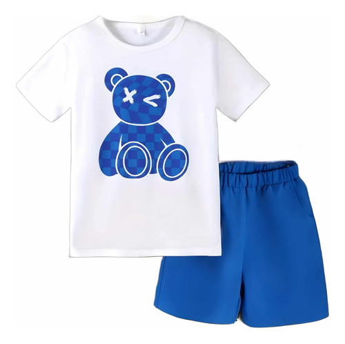 Playera De Niño Conjunto Playera/short Ropa Niño Verano N29