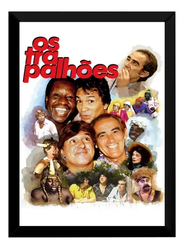 Quadro Decorativo Os Trapalhoes Arte Poster Com Moldura