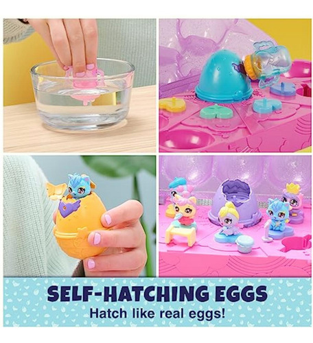 Hatchimals Alive, Cartón Con 5 Minifiguras En Huevos Que Se