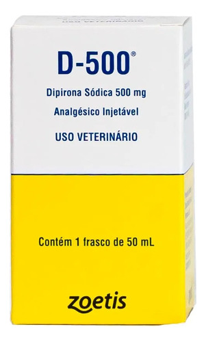 D-500 Analgesico Injetavel 50ml - Zoetis