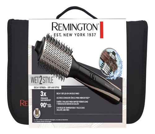 Cepillo Alisador Profesional Remington Wet 2 Style Original