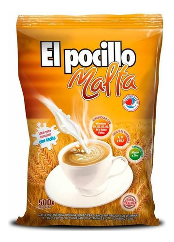 Pack X 8 Unid Malta Fortif 500 Gr El Pocillo Maltas