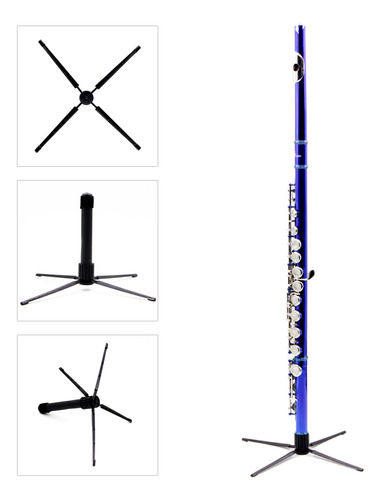 Soporte Para Trípode Western Concert Para Flauta Con 4 Patas