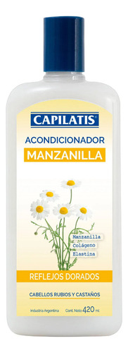 Capilatis Acondicionador Manzanilla X 420ml Reflejos Dorados