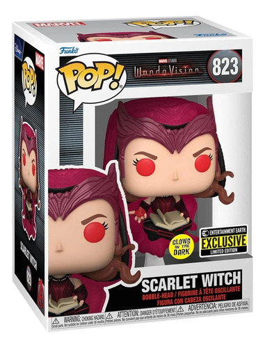 Funko Pop Scarlet Witch Wanda Vision Marvel