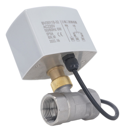Válvula De Bola Eléctrica Motorizada De Acero Inoxidable Ac2
