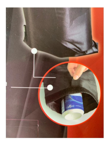 Imagen 3 de 10 de Porta Botella Bebida Latas Impermeable Ajustable Para Autos