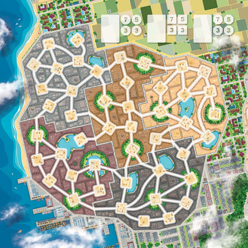 Juego De Mesa Tower Up Construcción De Ciudad Para 2-4 Jugad