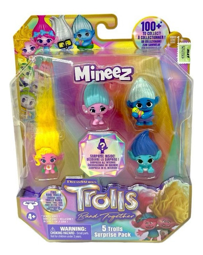 Set Muñecos Trolls Tapimovil X5 Figuras Coleccionables