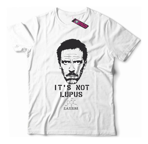 Remera Doctor Dr. House Md Caffeine S19 Dtg Premium