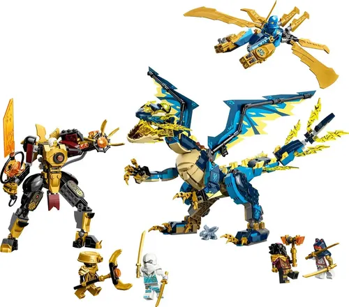 Lego Ninjago - Dragão Elementar vs O Robô Da Imperatriz 71796