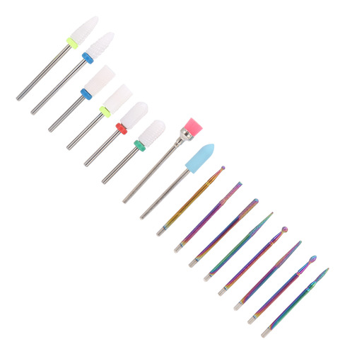 Juego De Brocas Para Manicura Y Uñas, 16 Unidades, Para Quit