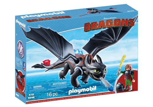 Brinquedo Playmobil Dragons Soluço E Banguela Sunny 9246
